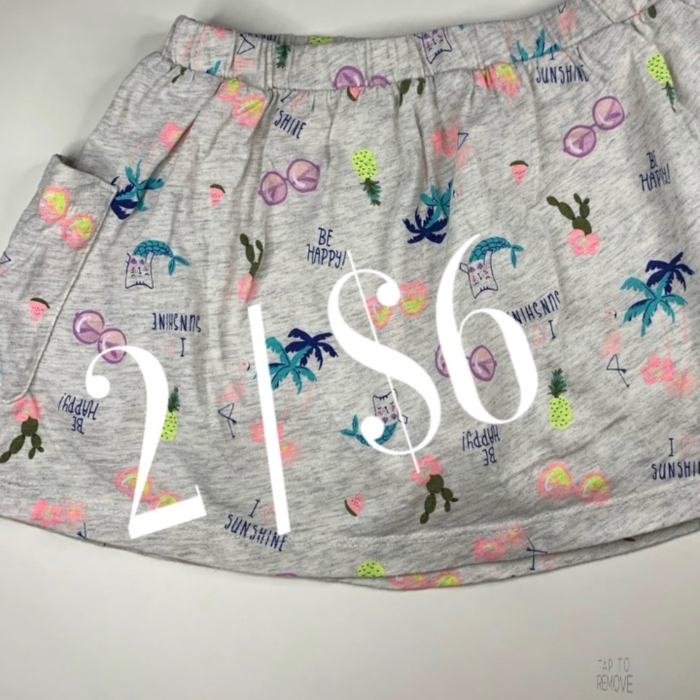 Carter’s summer print circle skirt size 4/5